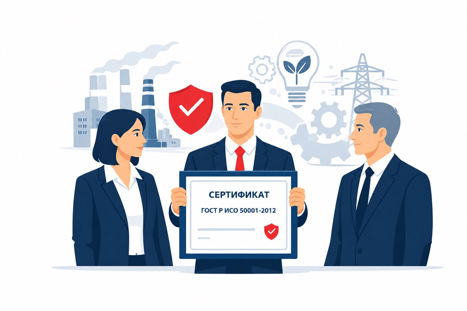 Оформление сертификата ГОСТ Р ИСО 50001-2012 в Челябинске и по всей Челябинской области